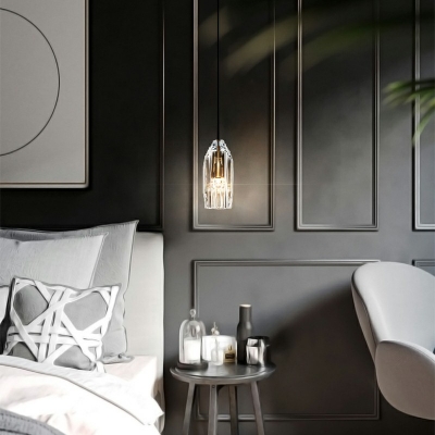 Modern Style Crystal Hanging Light European Style Luxury LED Pendant Light for Bar Bedside