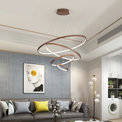 Modern Style Hanging Lights White Light Pendant Light Fixtures for Living Room Dining Room