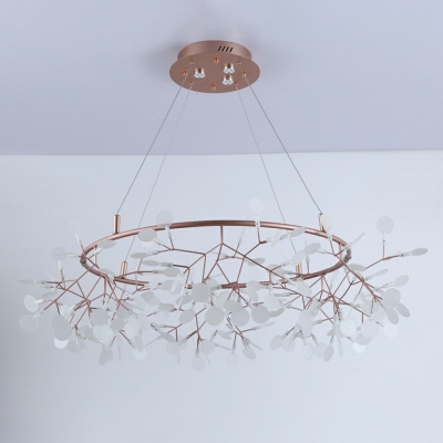 Modernist Ceiling Chandelier Firefly Shape Hanging Ceiling Light For Dining Room