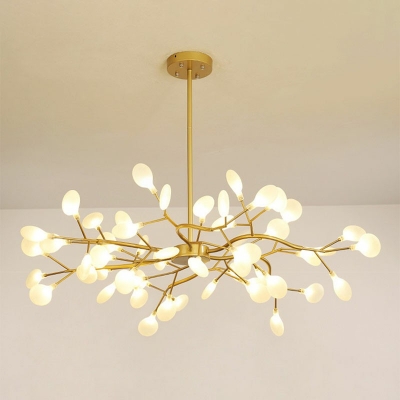 Modernist Chandelier 54 Head Firefly Style Hanging Ceiling Lights for Bedroom Dining Room
