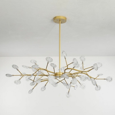 Modernist Chandelier 54 Head Firefly Style Hanging Ceiling Lights for Bedroom Dining Room