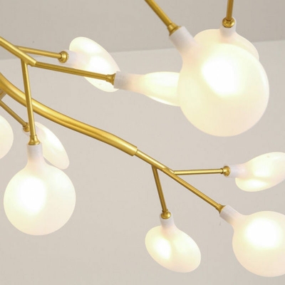 Modernist Chandelier Firefly Style Hanging Ceiling Lights for Bedroom Dining Room