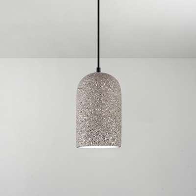 Nordic Style LED Hanging Light Industrial Cement Pendant Light for Study Dinning Room
