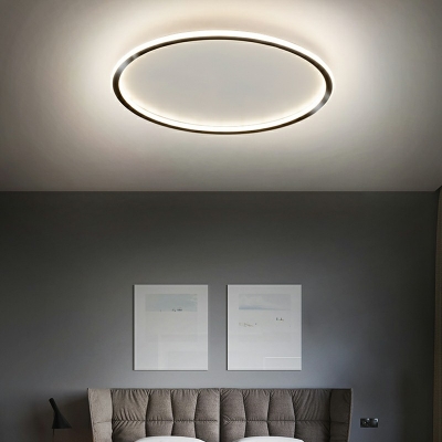 Modern LED Flush Light Round Ceiling Flush Mount with Acrylic Shade Ceiling Light for Living Room