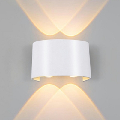 Nordic Contemporary Creative Wall Light Up & Down Metal Lighting Sconces for Balcony TV Wall