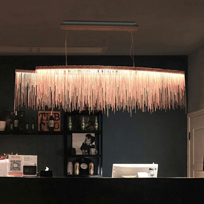 Tassel Shape Hanging Lights Chandelier for Dining Room Hotel Lobby
