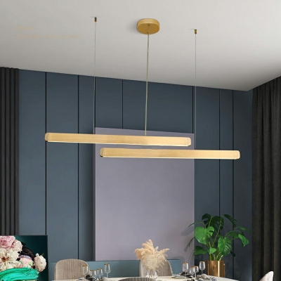 Ultra-Modern Island Ceiling Light Flush Mount Chandelier for Office Room Dining Room