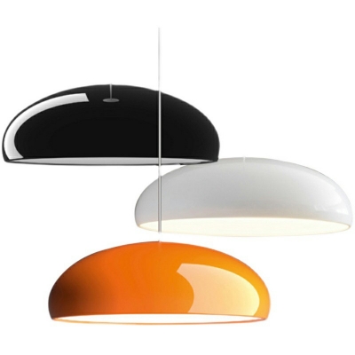 3 Lights Bowl Shade Hanging Light Modern Style Aluminum Pendant Light for Dinning Room