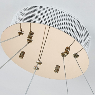 2 Lights  Multi-Layer Shade Hanging Light Modern Style Acrylic Pendant Light for Living Room