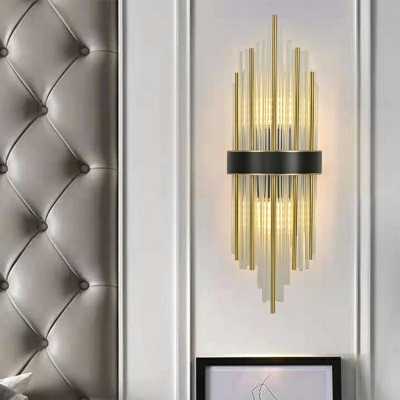 Modern Creative Warm Crystal Wall Sconce Light for Hall Corridor and Bedroom