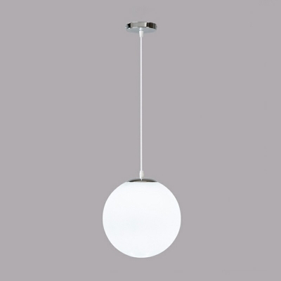 Modern Simple Drop Pendant Ball Glass Hanging Light Fixtures for Bar Restaurant Stair Aisle