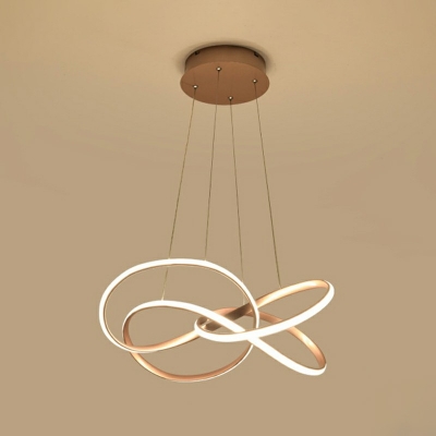 Modern Style Hanging Lights Minimalist Pendant Chandelier for Living Room