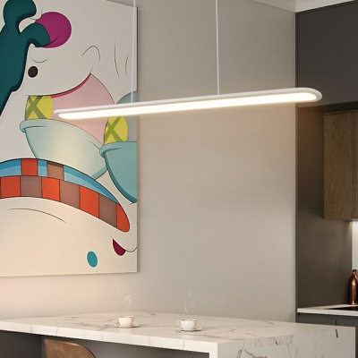 Modern Style LED Pendant Light Minimalism Style Metal Hanging Light for Office Dinning Room