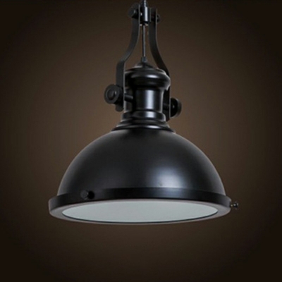 1-Light Hanging Pendant Light ​Industrial-Style Swivel Joint Shape Metal Light Fixtures