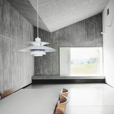 1 Light Mushroom Shade Hanging Light Modern Style Aluminum Alloy Pendant Light for Living Room