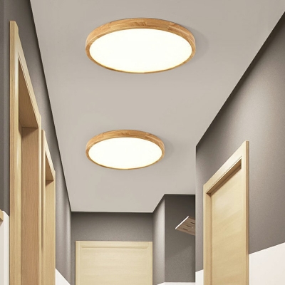 Modern Flush Mount Ceiling Light Fixtures Wood Flush Ceiling Light for Dining Room