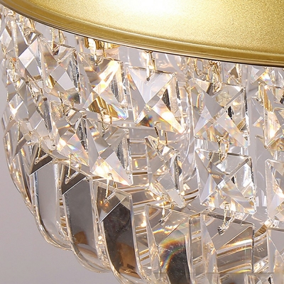 Modern Style LED Flushmount Light Nordic Style Crystal Celling Light for Living Room