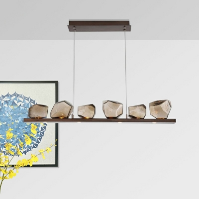 Nordic Glass and Metal ​Chandelier Lighting Fixtures Minimalism Hanging Pendant Lamp