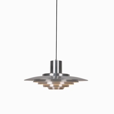 Postmodern Style Metal Pendant Light Multi-Layer Nordic Style LED Hanging Light for Living Room
