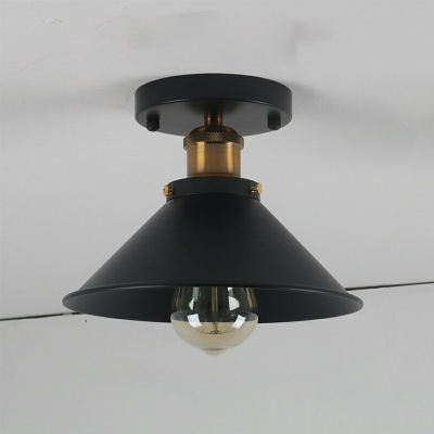 Industrial Style Close to Ceiling Lighting Ceiling Light Fixture for Living Room Corridor