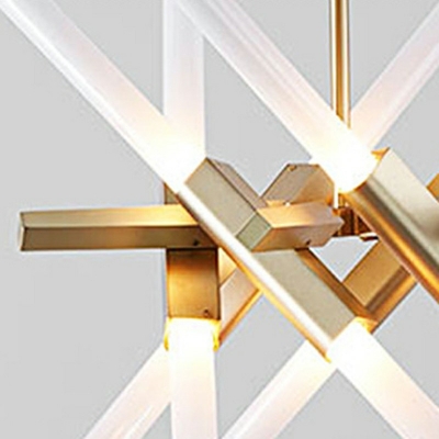 Modern Chandelier Lights LED 14 Lights Minimalism Living Room Hanging Pendant Lights