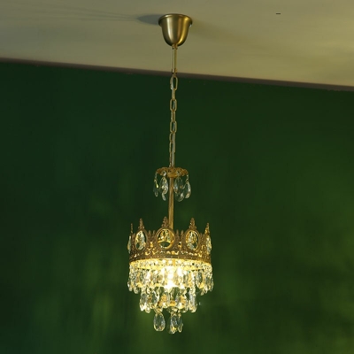 Modern Pendant Lighting Fixtures Crystal Hanging Light Fixtures for Bedroom Living Room