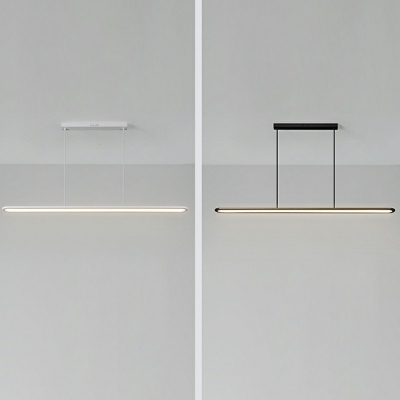 Modern Style LED Pendant Light Minimalism Style Metal Hanging Light for Office Dinning Room