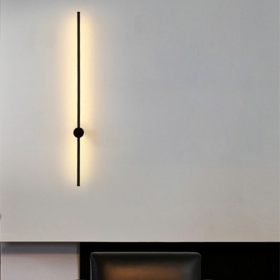 Minimalist Line Metal Wall Light Scene Light LED for Stairs Balcony and Corridor