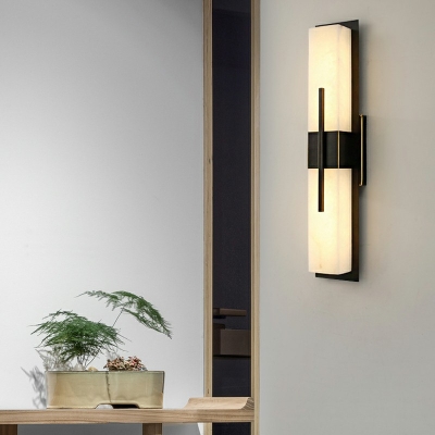 Modern Adjustable Light Marble Wall Sconce for Bedside Corridor and Stair