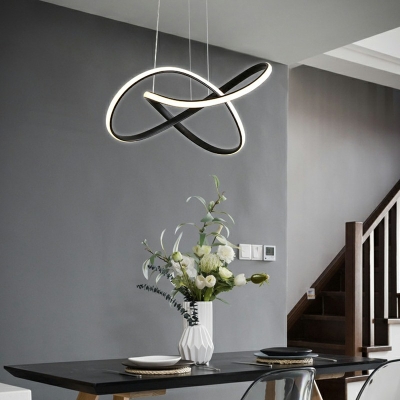 Modern Hanging Pendant Lights Linear Hanging Ceiling Lights for Living Room Bedroom