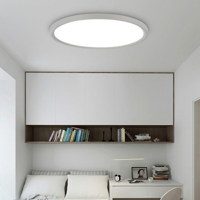 Modern Simple Geometry Flush Mount Light Office Style for Hallway and Corridor