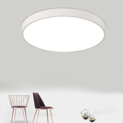 Modern Simple Office Style Flush Mount Light for Hallway and Corridor