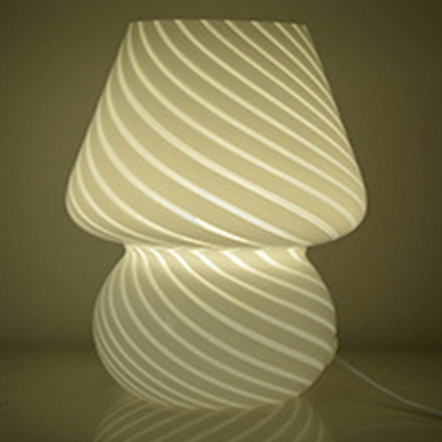 Ultra-Modern Night Table Lamps 1 Light Multiple Colour Glass Table Light for Bedroom