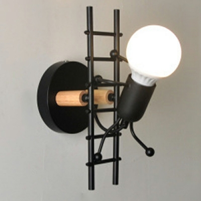 1 Lamp Sconce Light Fixtures Industrial Metal Vintage Wall Mounted Lamp for Bedroom