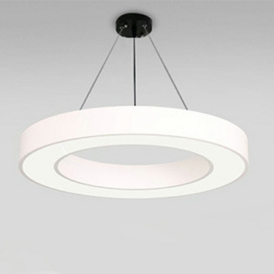 1-Light Pendant Lamp Contemporary ​Style Ring ​Shape Metal Down Lighting
