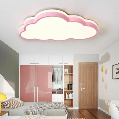 Creative Cloud Shape Decorative Ceiling Lamp for Children's Room and Bedroom