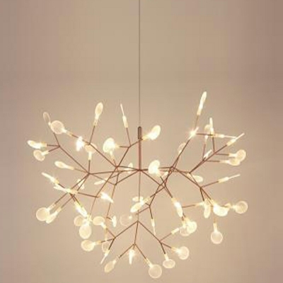 Firefly Lights Modern Chandelier Pendant Light Minimalism 45 Light Living Room Hanging Lamps