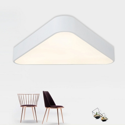 Modern Minimalist Office Style Flush Mount Light for Hallway Corridor and Bedroom