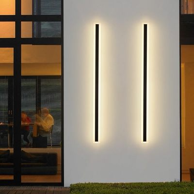 Modern Minimalist Wall Mounted Light Linear Wall Mount Light Fixture for Outdoor