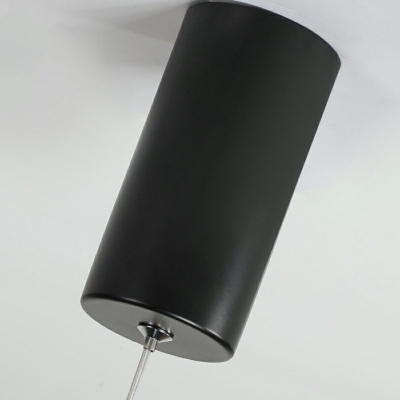 1-Light Pendant Light Fixtures Modern Style Round Plate ​Shape Metal Ceiling Lamp