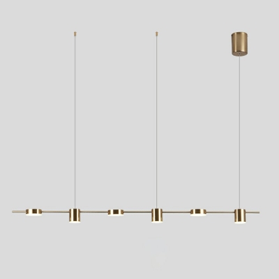 Contemporary Drum Pendant Lighting fixtures Linear Chandelier