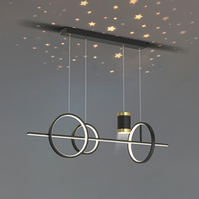 Modern Chandelier Lighting Fixtures Dinning Room LED Lights Minimalism Hanging Ceiling Light