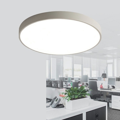 Modern Flush Mount Fixture Simplicity Flush Mount Ceiling Lamp for Meeting Room Office