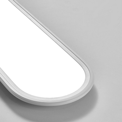 Modern Simple Long Strip Flush Mount Light Office Style for Hallway and Corridor