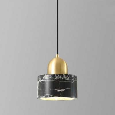 Modern Style LED Pendant Light Minimalism Style Stone Hanging Light for Bedside