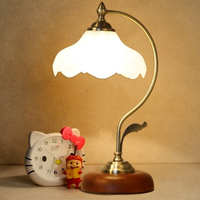 Modern Style Night Table Lamps White Glass Nights and Lamp for Bedroom