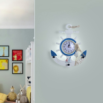 1-Light Wall Mount Light Kids Style Anchor Shape Acrylic Sconce Lights