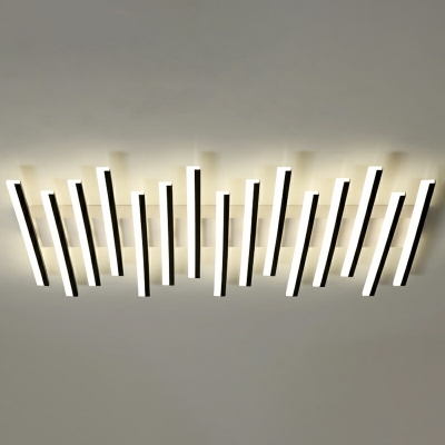 15 Lights LED Flushmount Light Modern Style Minimalism Linear Celling Light for Dinning Room