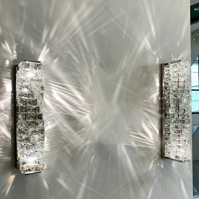 Creative Warm Crystal Decorative Wall Lamp for Bedside Corridor and Stair