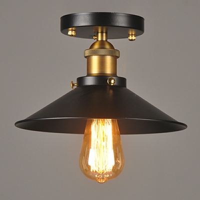Industrial Style LED Flushmount Light Nordic Style Metal Celling Light for Bar Aisle